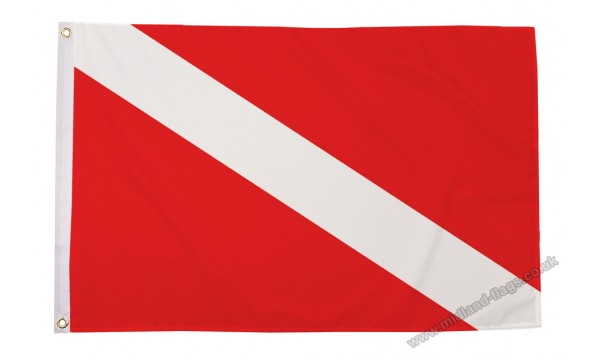 SALE - Heavy Duty Scuba Diving Nylon Flag 30% OFF